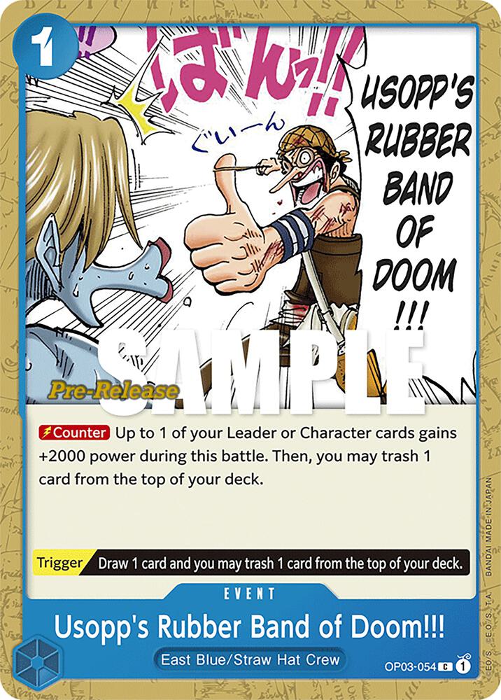 Usopp's Rubber Band of Doom!!! card image