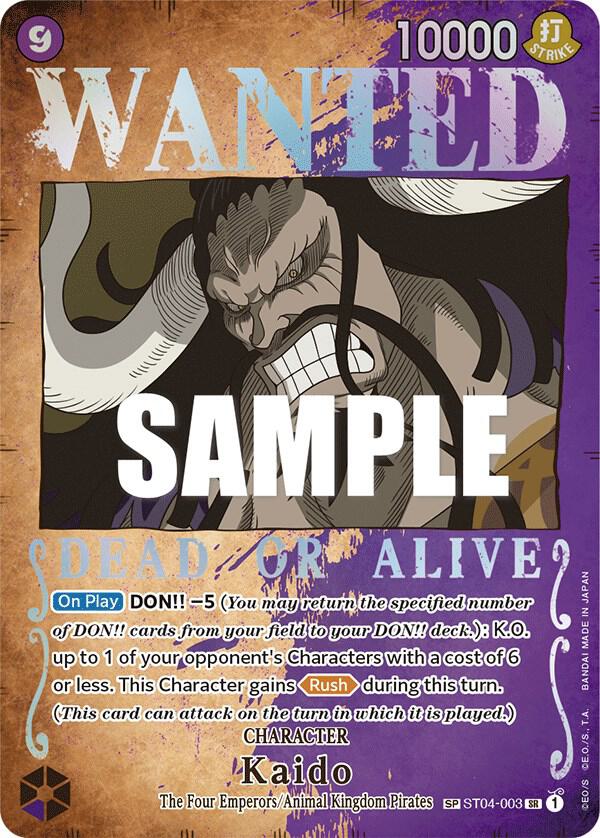 Kaido (Wanted Poster) card image