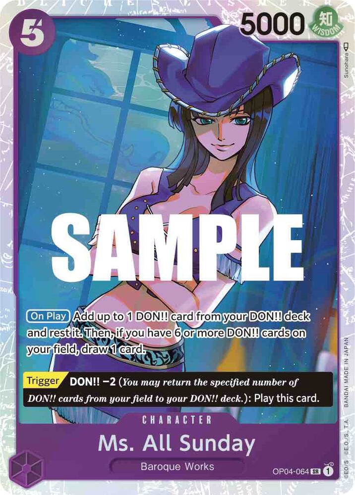 Ms. All Sunday card image