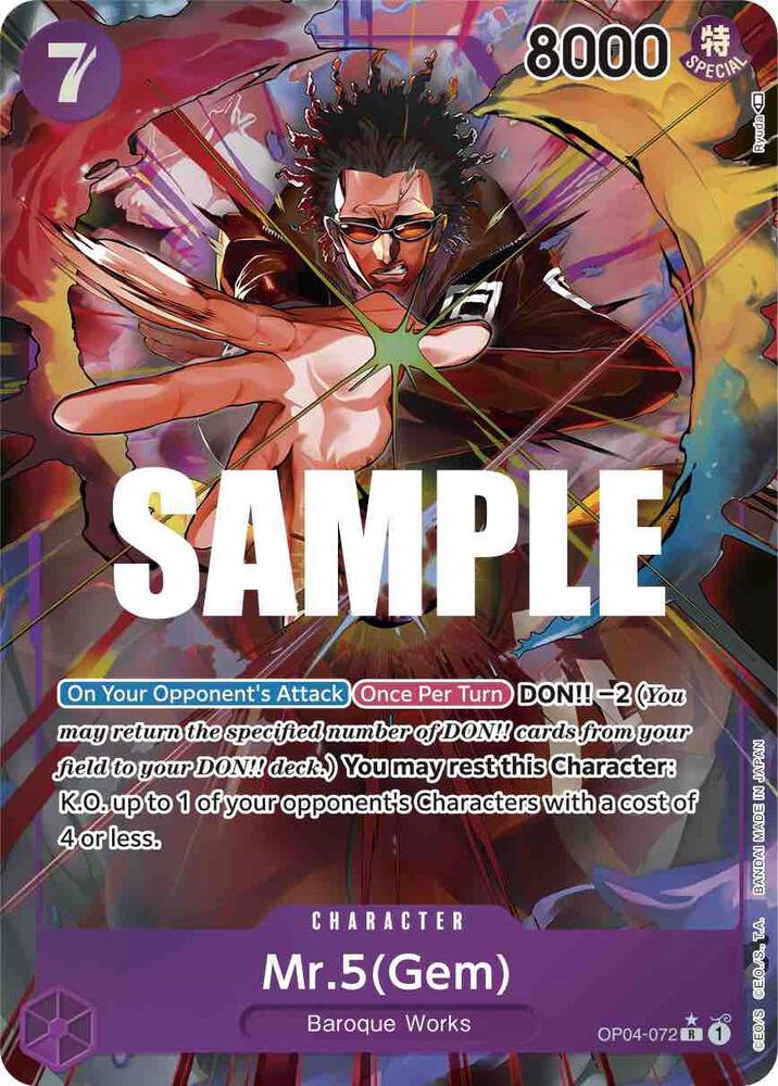 Mr.5 (Gem) (Alternate Art) card image