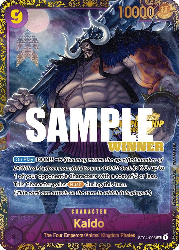 Kaido (CS 2023 Trophy Card) [Winner] card image