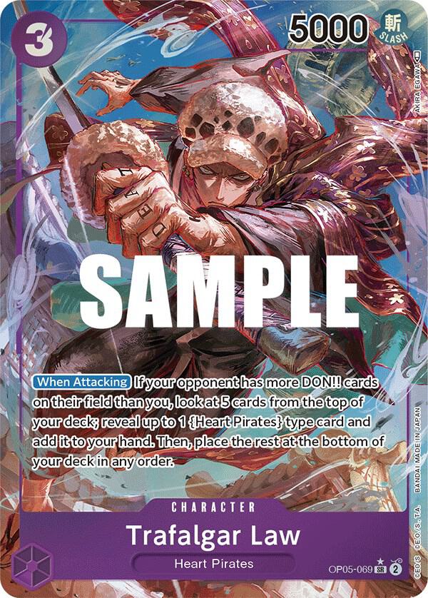 Trafalgar Law (Alternate Art) (069) card image