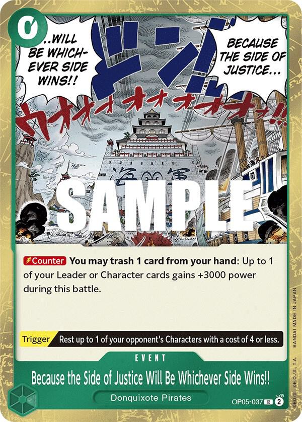 Because the Side of Justice Will Be Whichever Side Wins!! card image