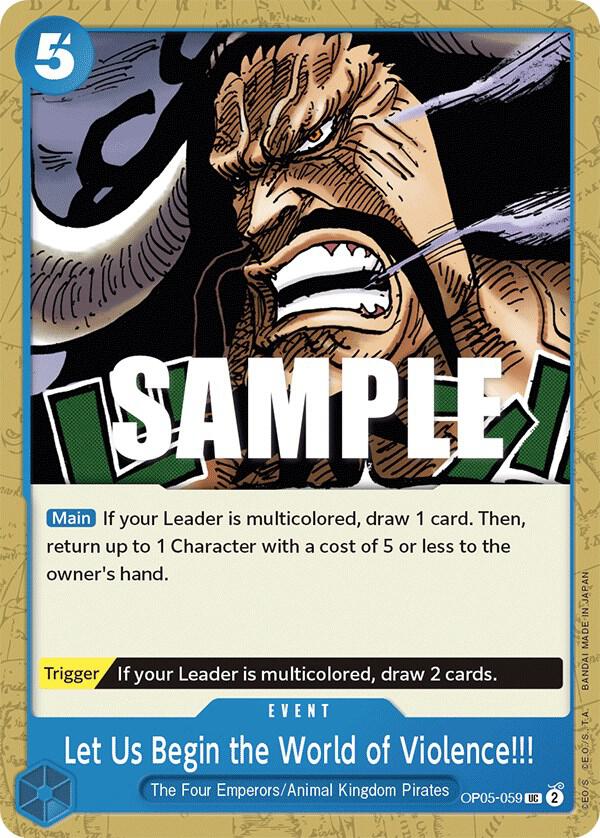 Let Us Begin the World of Violence!! card image