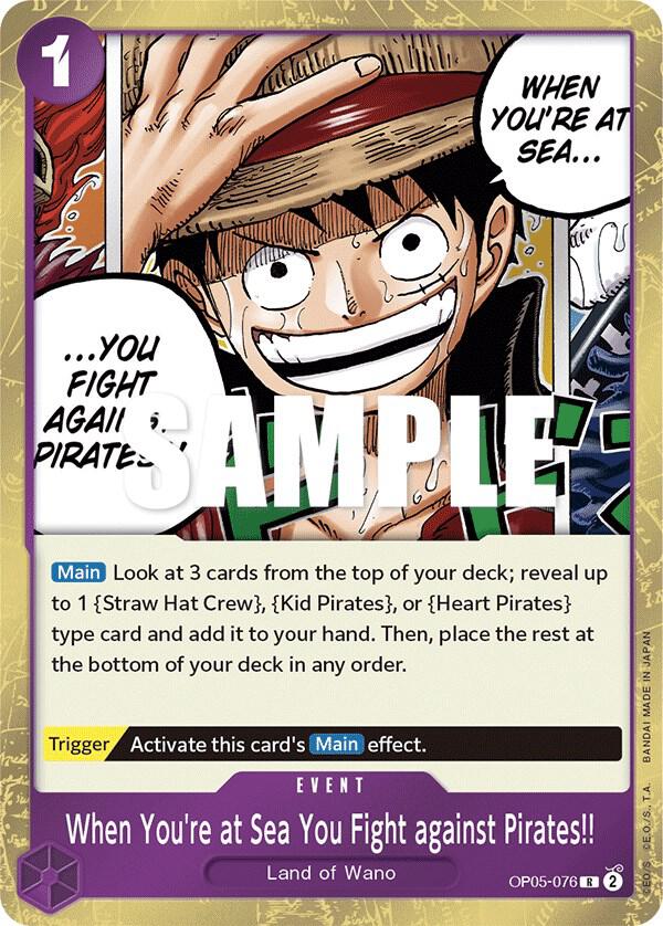 When You're at Sea You Fight against Pirates!! card image