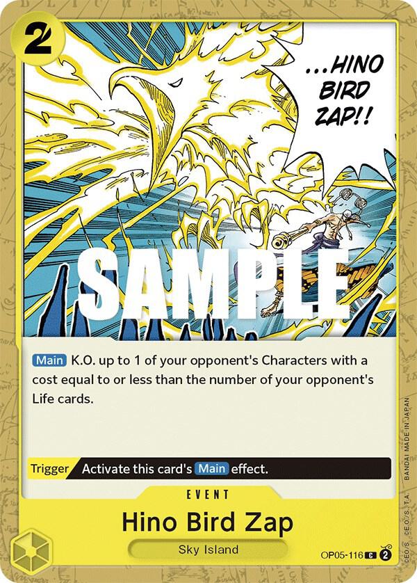 Hino Bird Zap card image