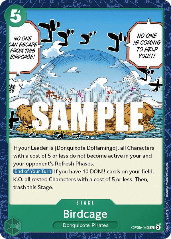 Birdcage card image
