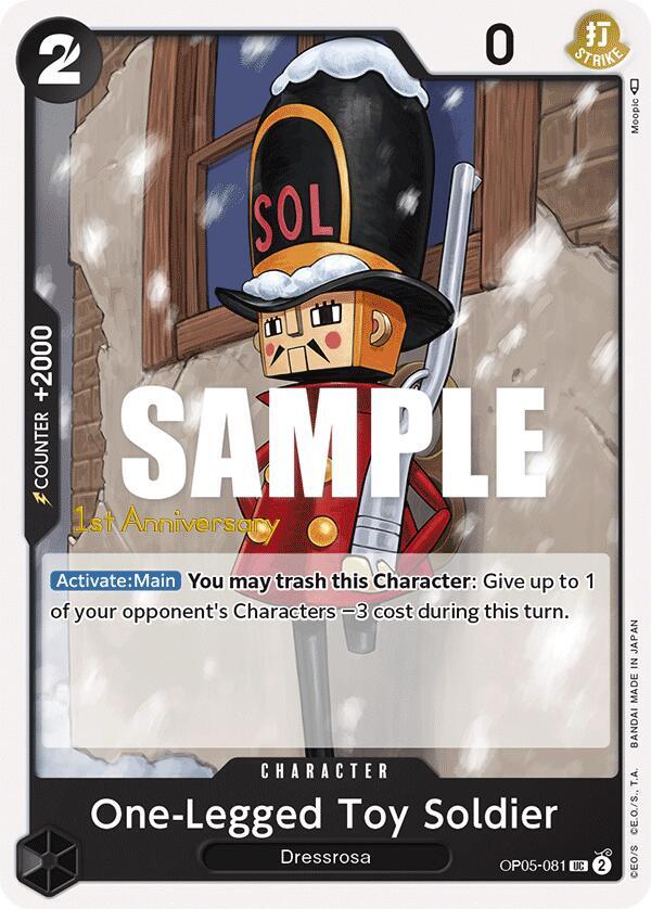 One-Legged Toy Soldier card image