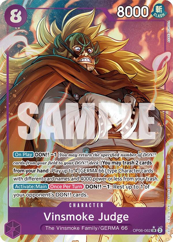 Vinsmoke Judge (Alternate Art) card image