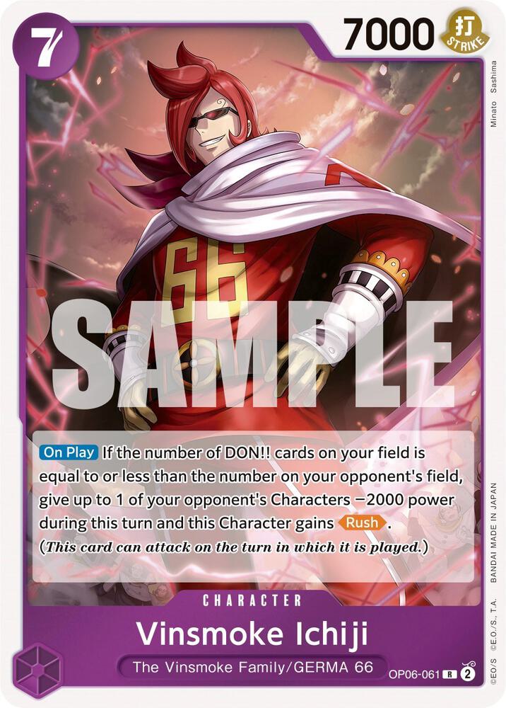Vinsmoke Ichiji (061) card image