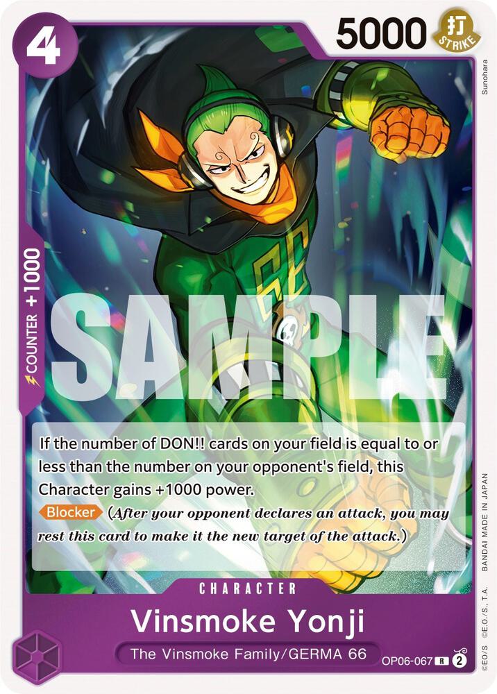 Vinsmoke Yonji (067) card image