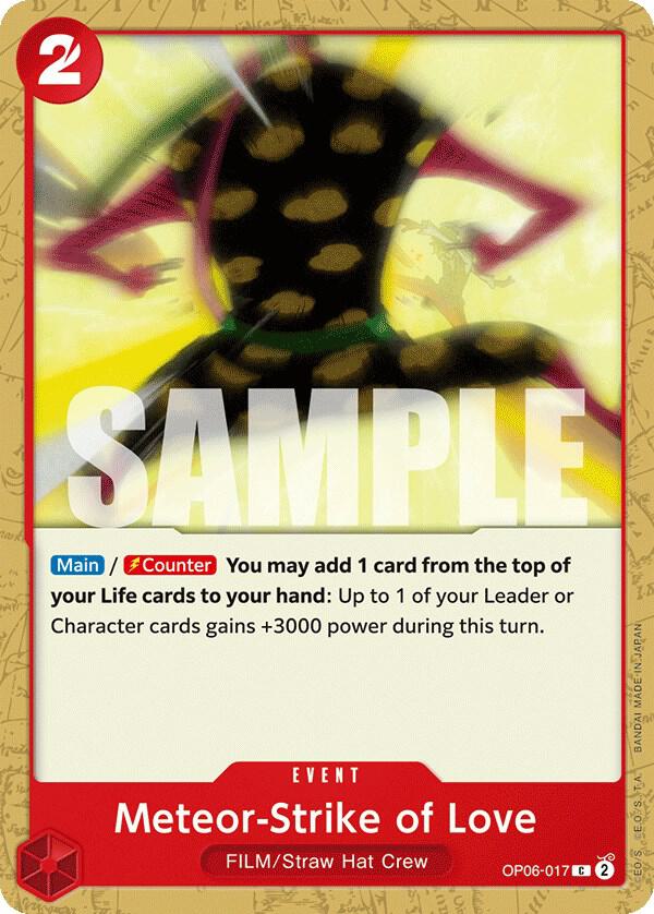 Meteor-Strike of Love card image