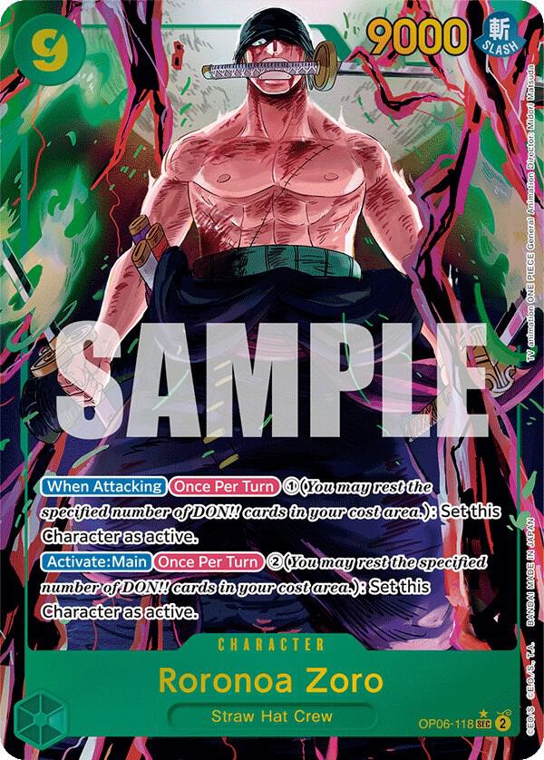 Roronoa Zoro (Alternate Art) card image