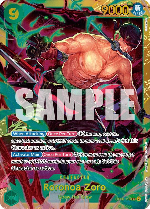Roronoa Zoro card image