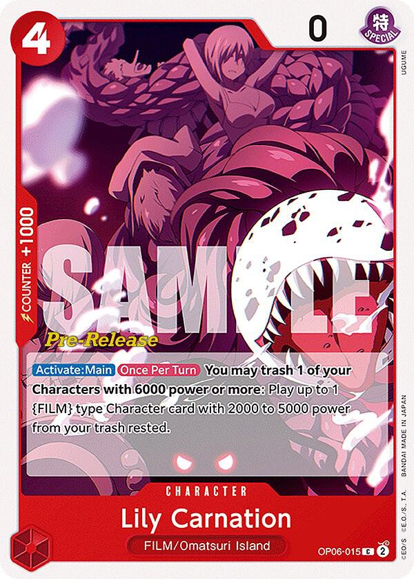 Lily Carnation card image