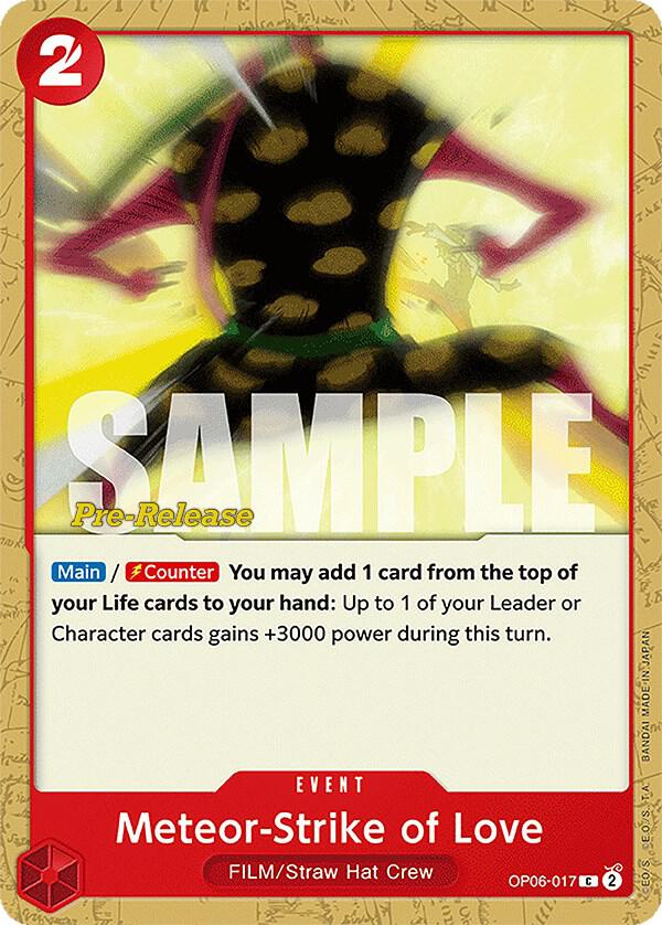 Meteor-Strike of Love card image