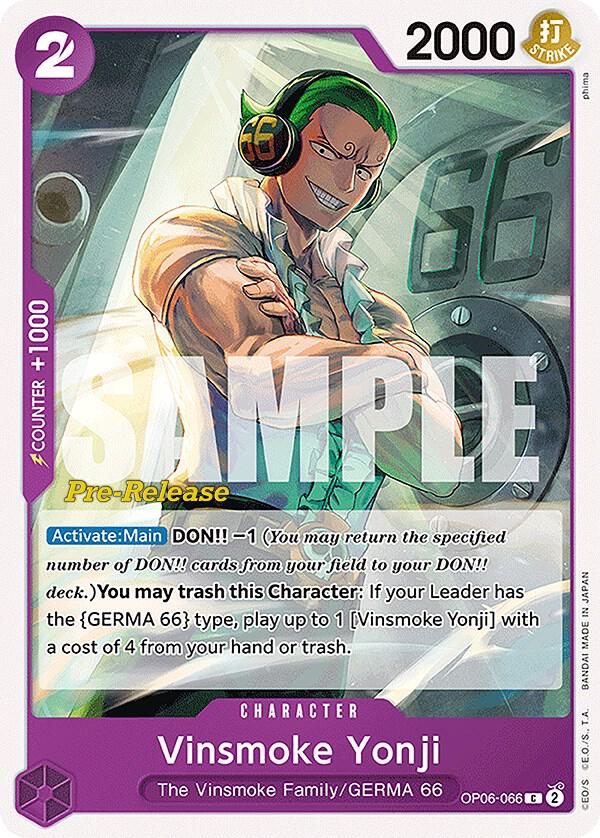 Vinsmoke Yonji (066) card image