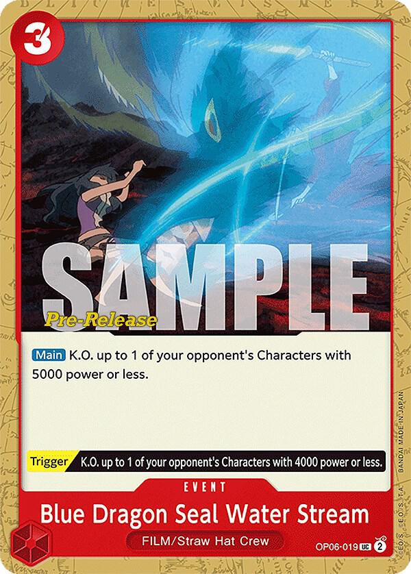 Blue Dragon Seal Water Stream card image