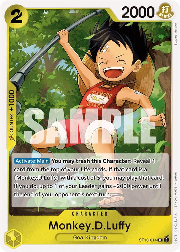 Monkey.D.Luffy (014) card image