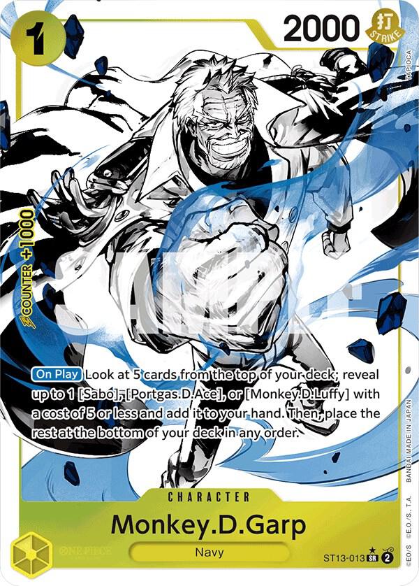 Monkey.D.Garp (Parallel) card image