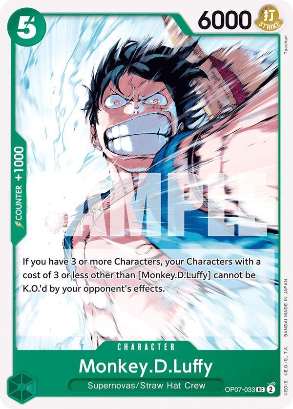 Monkey.D.Luffy (033) card image
