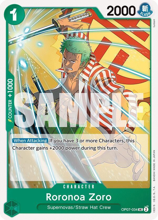 Roronoa Zoro (034) card image
