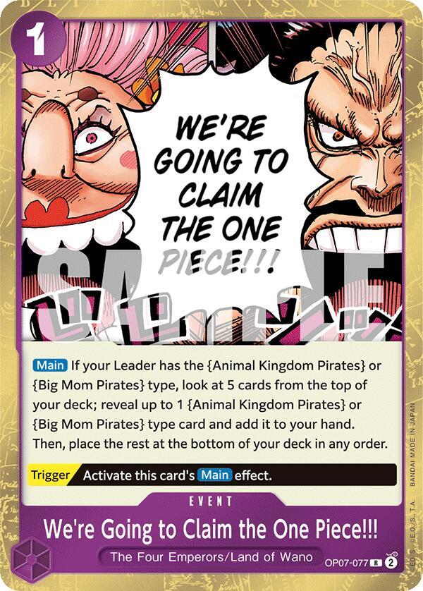 We're Going to Claim the One Piece!!! card image