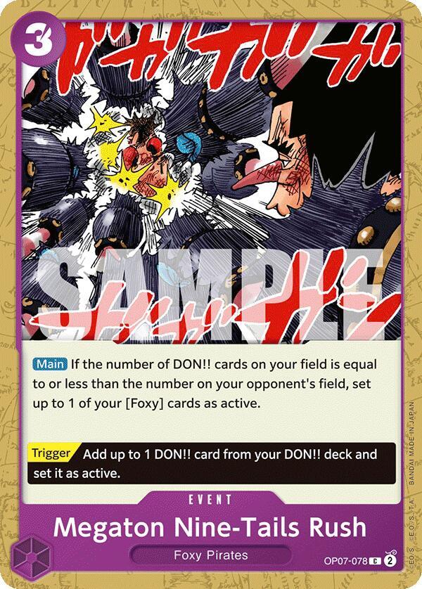 Megaton Nine-Tails Rush card image