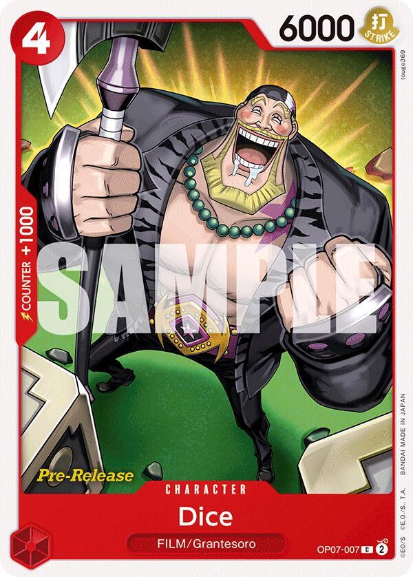 Dice card image