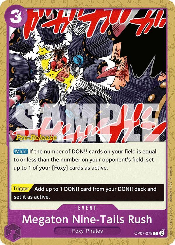 Megaton Nine-Tails Rush card image