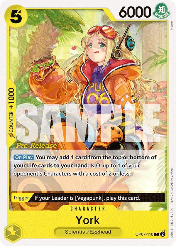 York card image