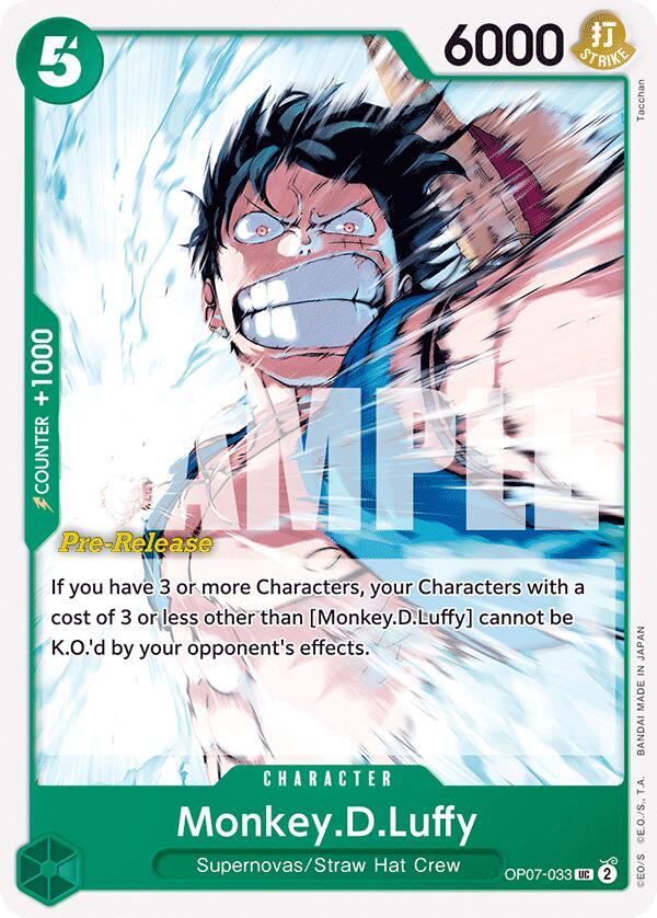 Monkey.D.Luffy (033) card image