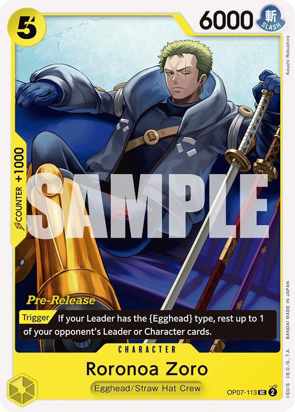 Roronoa Zoro (113) card image