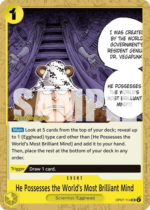 He Possesses the World's Most Brilliant Mind card image