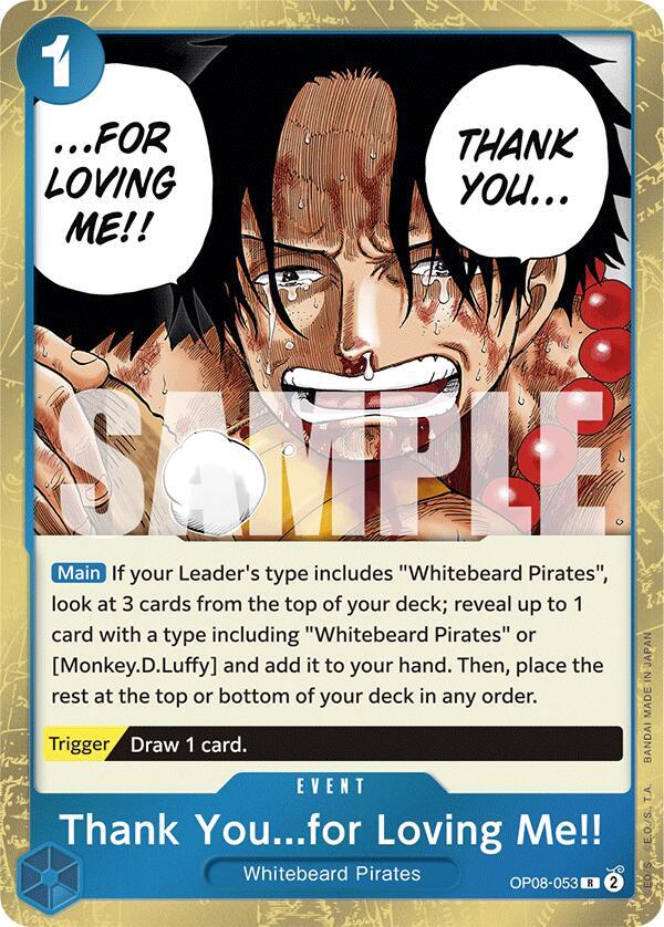 Thank You...for Loving Me!! card image
