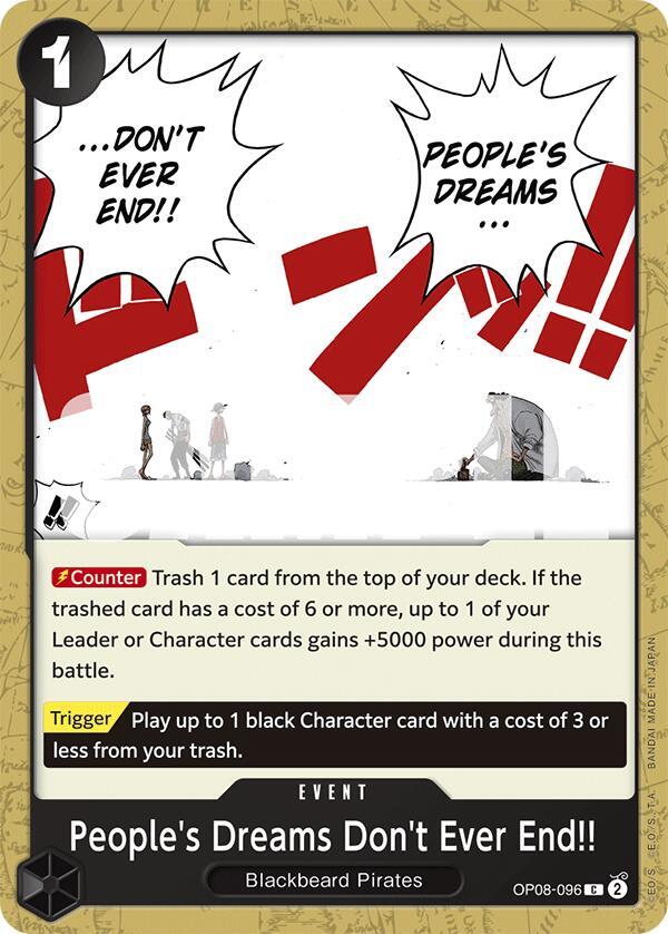 People's Dreams Don't Ever End!! card image