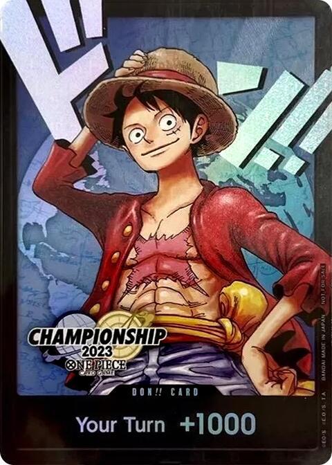 DON!! Card (Monkey.D.Luffy) (2023 World Championship Finals) card image