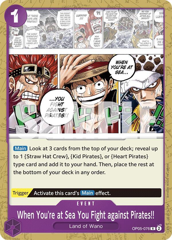 When You're at Sea You Fight against Pirates!! card image