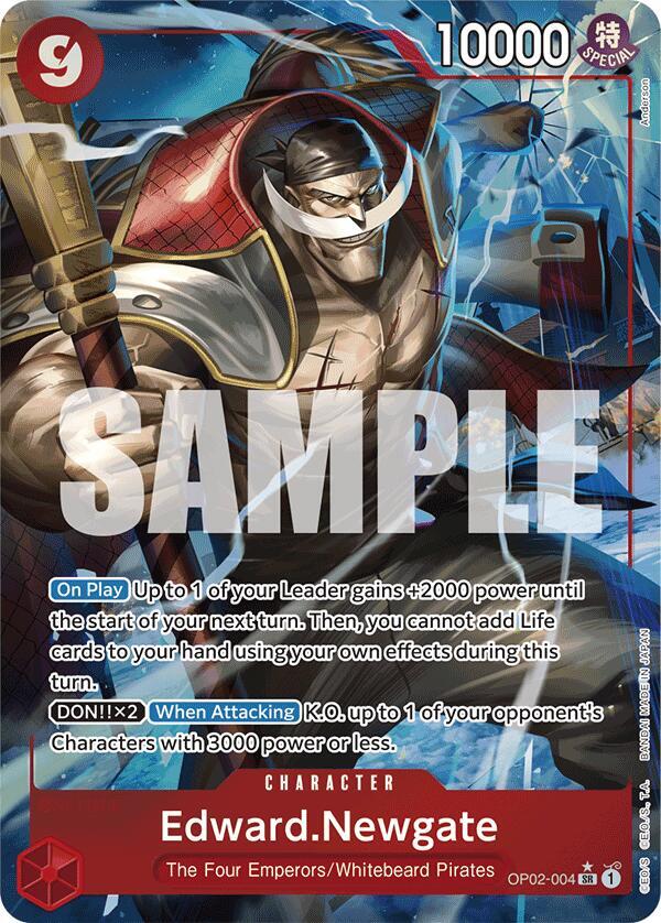 Edward.Newgate (OP02-004) (Alternate Art) card image