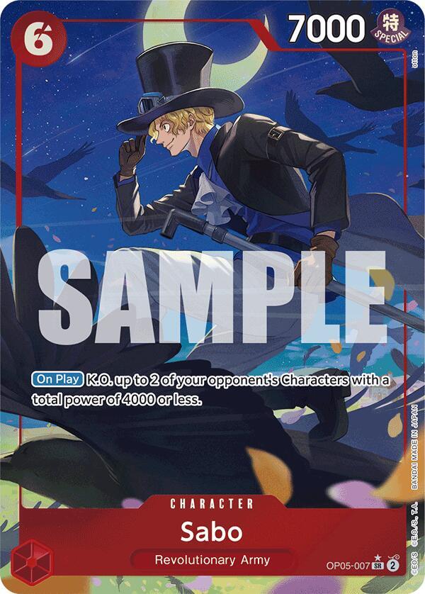 Sabo (OP05-007) (Alternate Art) card image