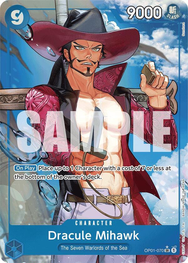 Dracule Mihawk (OP01-070) (Alternate Art) card image