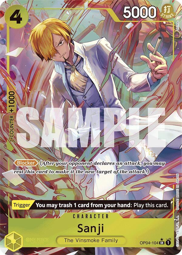 Sanji (OP04-104) (Alternate Art) card image