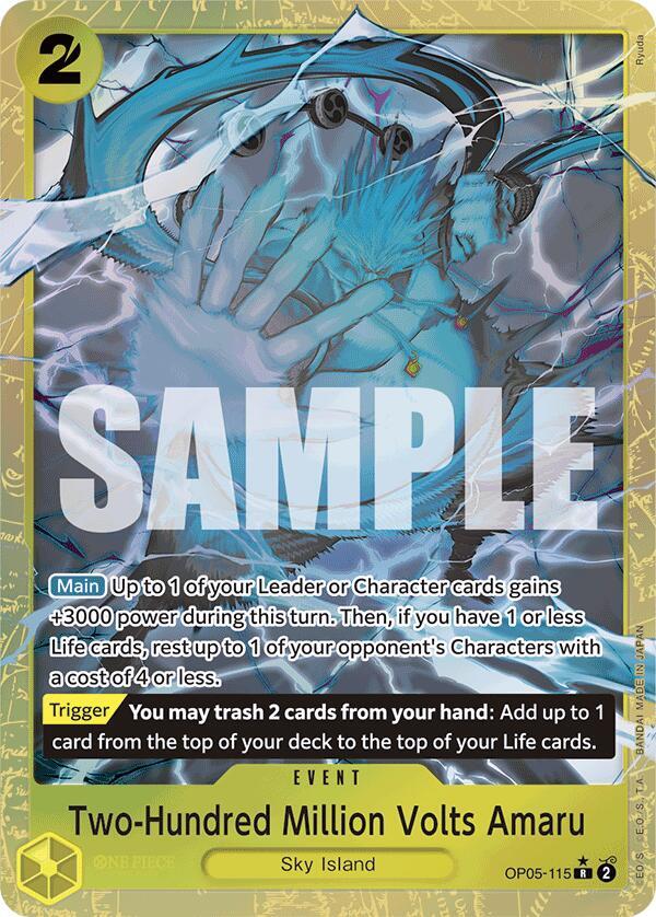 Two-Hundred Million Volts Amaru (Alternate Art) card image