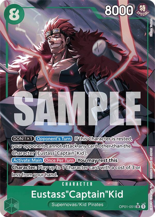 Eustass"Captain"Kid (OP01-051) (Alternate Art) card image