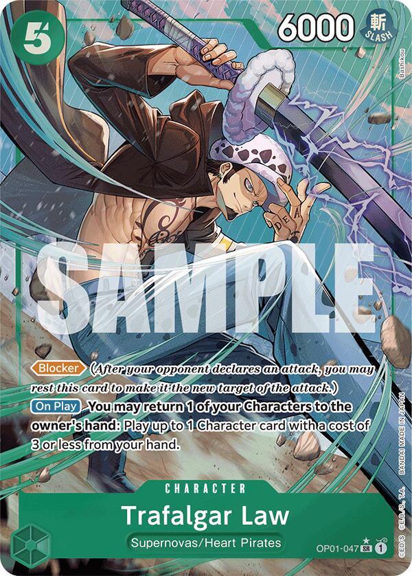Trafalgar Law (OP01-047) (Alternate Art) card image