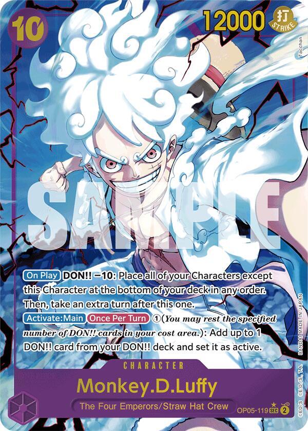 Monkey.D.Luffy (OP05-119) (Alternate Art) card image