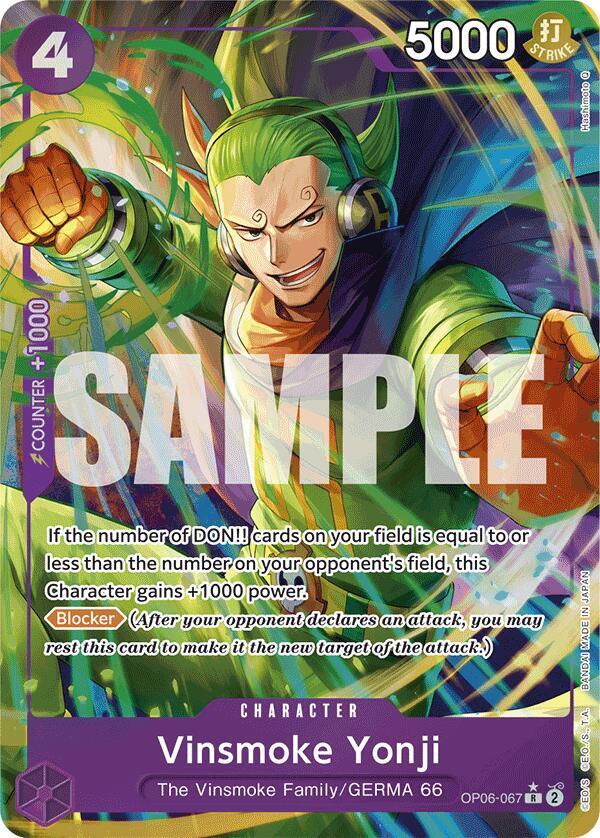 Vinsmoke Yonji (OP06-067) (Alternate Art) card image