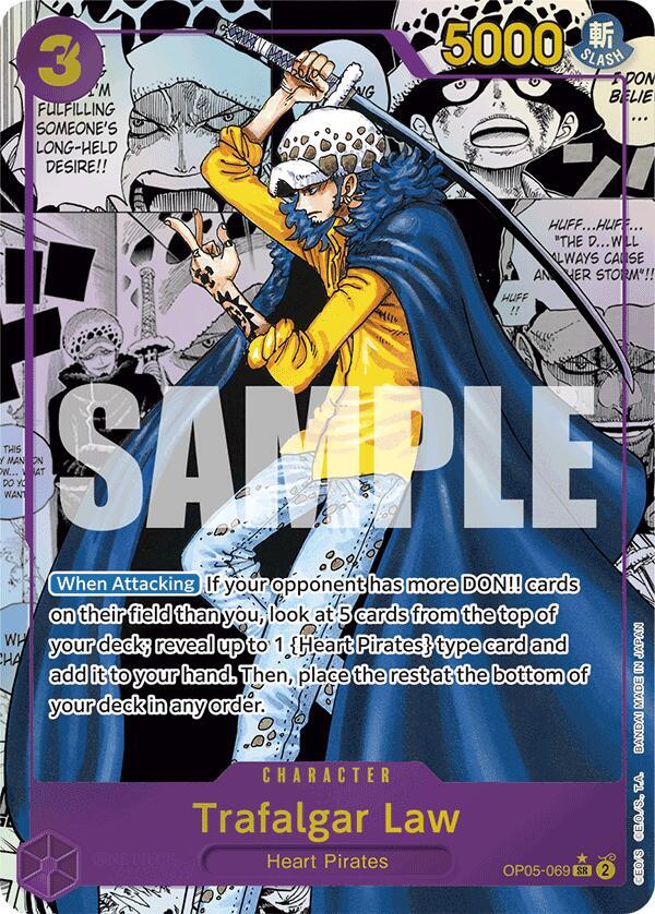 Trafalgar Law (OP05-069) (Manga) card image