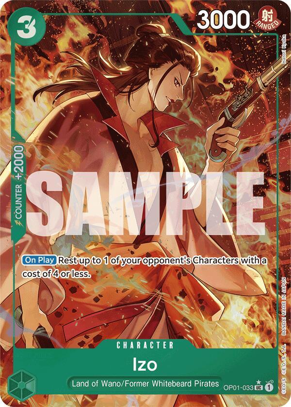 Izo (OP01-033) (Alternate Art) card image