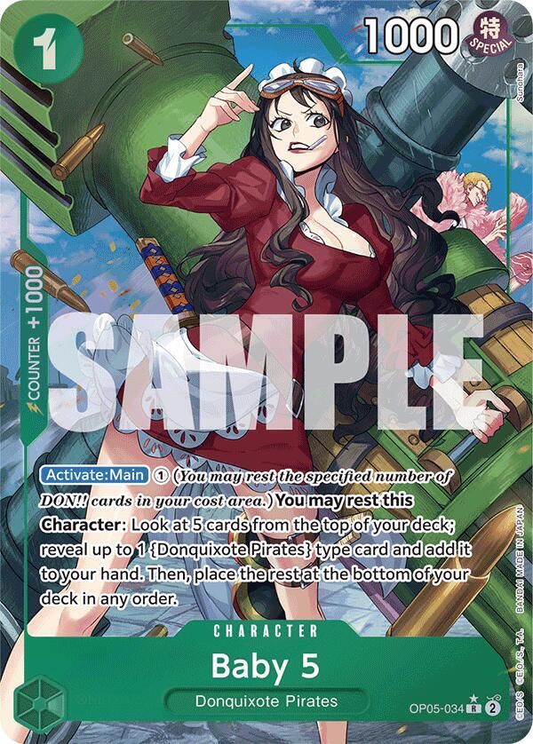 Baby 5 (OP05-034) (Alternate Art) card image